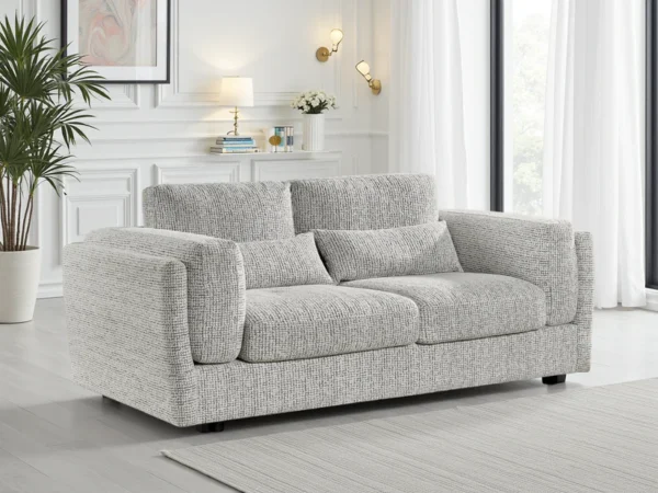 Bari Sofa Grey 3 Seater