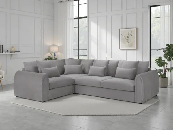 Mirabel Sofa Grey Left Hand Facing Corner