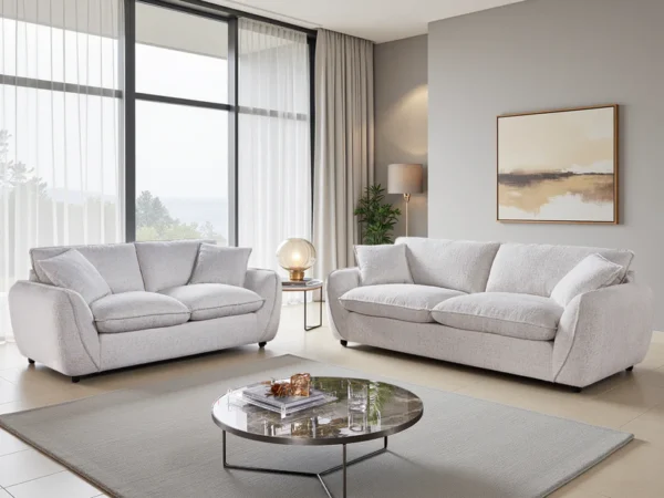 Berlin Sofa Beige 3+2 Set