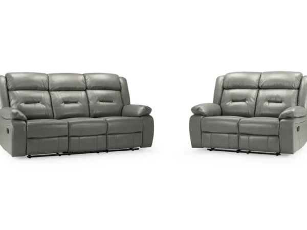 Novie Recliner Sofa Grey 3+2 Set
