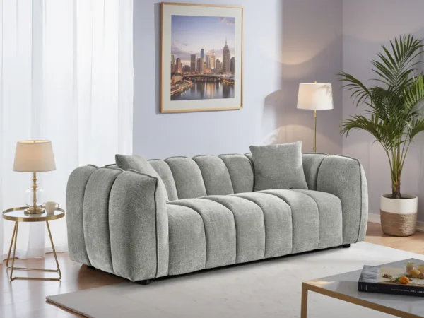 Venice Sofa Grey 3 Seater