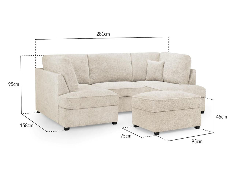 Carnaby U-Shape Corner Sofa - Image 3