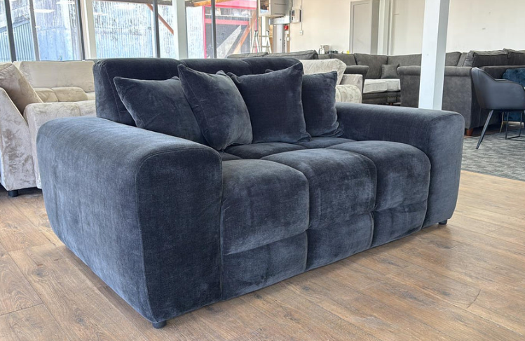 Jacob Sofa Black 2 Seater - Image 3