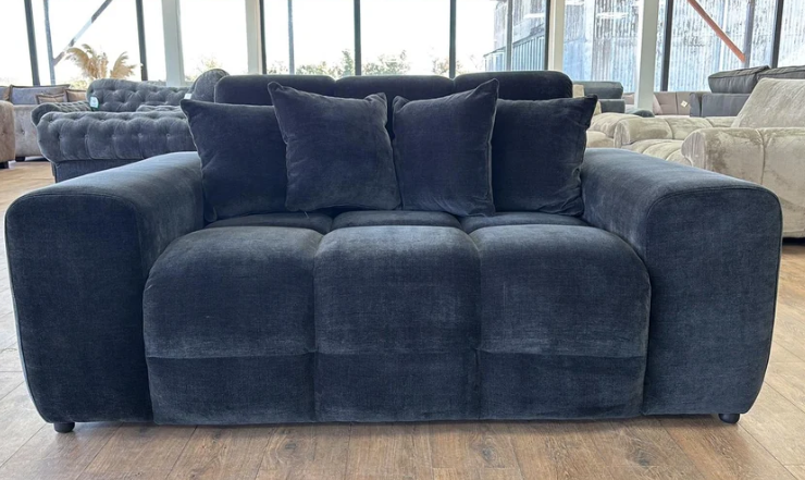 Jacob Sofa Black 2 Seater - Image 2